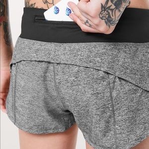 lulu lemon size 4 speed up short 2.5